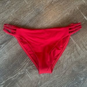 Red LSPACE Kennedy Bikini Bottoms - NEVER WORN